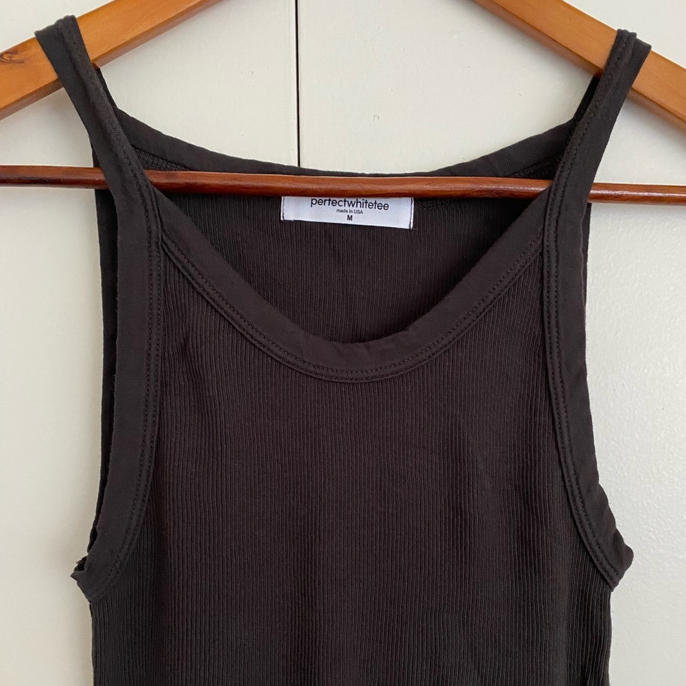 perfectwhitetee Annie recycled cotton rib tank - Picture 4 of 6